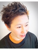 クーラクール(coeur a coeur.)&nbsp;アシメショート！ポイントカラーでアクセント。