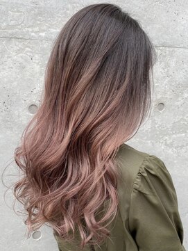 アンラヴェスト(AN LOVEST mashup hs) ピンクベージュ/バレイヤージュグラデーション