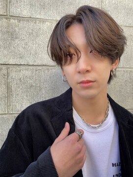 エルオム(EL.HOMME) 【KAITO】センターパート×ニュアンスパーマ!