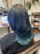 レム 山形2号店(REM) ウルフカット　ポイントカラー
