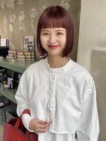 ロジ(loji)&nbsp;red brown×minibang bob