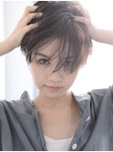 【RAWR】黒髪ハンサムショート_ウザバング