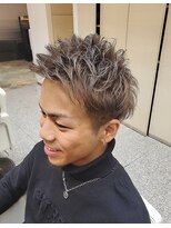 リスペクト マンボ(RESPECT MAMBO)&nbsp;束感ショート/ツーブロックマッシュ/ハイライト/波巻き/豊田