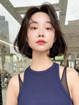 ミンクス 銀座店(MINX) nuance bob グレージュカラーデザインカラー