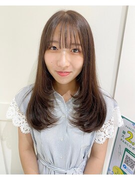 ビーハイブアヴェダ PARCO2店(BEHIVE AVEDA) フェイスレイヤー×ブラウンベージュ