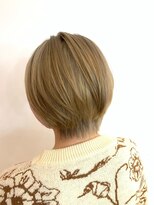 カラーワールド カンナヘアーメゾン(color world canna hair maison)&nbsp;ベージュブラウン大人ショート20代30代40代艶カラー