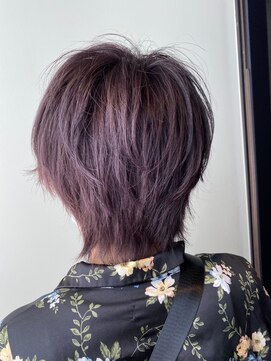 エイミー(Aimee) Aimee 町田 ウルフカット×アッシュパープル
