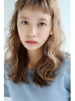 アンドレイ 表参道(andrey)&nbsp;[ANDREY]グレーベージュ/レイヤーロング/前髪パーマ黒髪カタログ