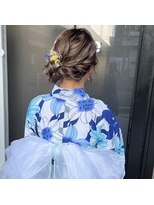 ミル(1001 mille)&nbsp;浴衣ヘアセット/浴衣ヘアアレンジ/浴衣着付け/花火着付け