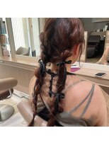 アッシュ 元住吉店(Ash)&nbsp;ツインの編みおろしアレンジ