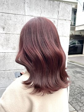 ラフ 原宿(L.a.a.g.f harajuku) ☆ cherry brown ☆ ブリーチなしダブルカラー @原宿