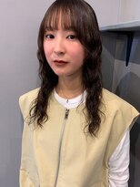 ラキ(laki) ルーズウェーブパーマ×マロンベージュ　laki/八丁堀
