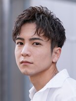 原宿スパイキーショートアップバングツイストスパイラルパーマあ
