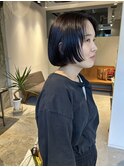 ちょっぴり前上がりボブ
