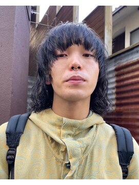 ナループロアオハナ(Nalu pu loa ohana) 顔まわりカットマッシュパーマボブパーマニュアンスパーマ