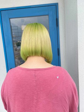 ヘアーメイク コラソン(hair make corazon) 1黒髪ボブルフネビージュ小顔ワンレンダークアッシュ