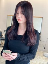 アスラン(ASLAN)&nbsp;【aslan】レイヤースタイル/ワインレッドカラー/暖色カラー