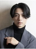 30代40代メンズビジネスナチュラルブラウン爽やかツーブロ
