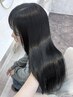 【なめらかストレートヘア】全体縮毛矯正+カット