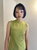 デン(den)&nbsp;ブリーチあり　モスブルー