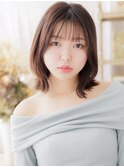 レイヤーカットくびれミディアムこなれヘアa志木20代30代40代