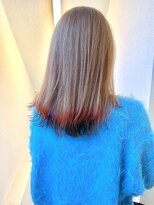 イマ 名駅店(ima)&nbsp;ミルクティー/裾カラー/レッド/ブラック