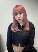 【ハイトーンカラー】ピーチピンク