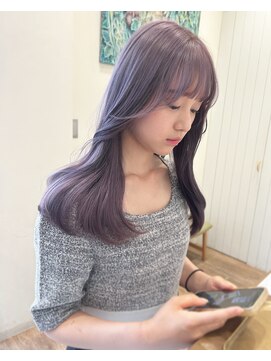 モリオフロムロンドン 大宮店(morio from London) 【坪井】ケアブリーチ ×ラベンダーミルクティー