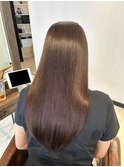 ラベンダーブラウン×髪質改善トリートメント