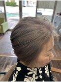 白髪染めをやめていきたい方のグレーヘア