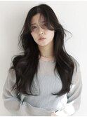 韓国風レイヤーカット/髪質改善/ブリーチなしカラー/顔周り