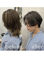 ヘアサロン ドットプラス 町田店(dot. plus)&nbsp;【中西里美】スタイルチェンジ/ハイライトハンサムショート