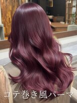 アミー 銀座(Ammy)&nbsp;パーマ#パーマスタイル#コテ巻き風パーマ#レイヤーカット