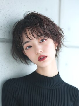 アルネ プラスエヌ(ARNE+n) 20代30代40代　小顔カットマッシュショート＃52