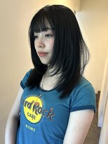 デコ(DECO)&nbsp;【ayano】地毛風Black × layer