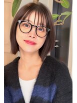 ノイ 銀座(noi)&nbsp;顔周りレイヤーカットグレージュカラーくびれボブショートカット