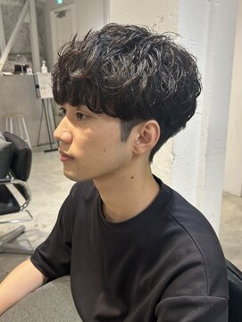 men's/メンズカット/マッシュ/波巻きツイストスパイラル
