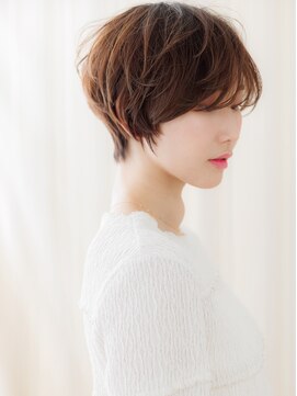 カバーヘア ブリス 上尾西口店(COVER HAIR bliss) 大人ガーリーフェザーパーマ抜け感グランマッシュY上尾30代40代