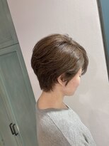 ヘアサロン ナノ(hair salon nano) ショートヘア/くせ毛カット/大人カジュアル/白髪ぼかし