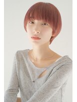 ガリカ 横浜(Gallica)&nbsp;ハンサムショート丸みショートチェリーブラウンイメチェン