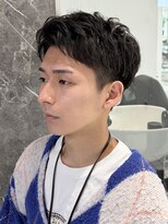 ローウェ オム 立川(LOUWE HOMME)&nbsp;メンズショート/フェザーパーマ/立川