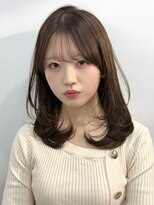 ヴェイン 渋谷(vain)&nbsp;シースルーバングミディアムレイヤー抜け感レイヤー