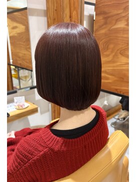 アドラーブル 松崎店(adorable) 【ピンクブラウン】【ショートボブ】20代30代40代