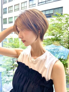 モードケイズトウキョウ 銀座店(MODEK'S TOKYO) レイヤーカット/顔周り/前髪カット/ショート/ボブ/ボブレイヤー