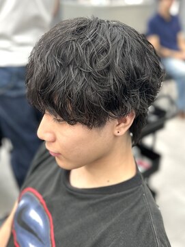 オーバルバイアピッシュ(OVARL by apish) シャドウパーマニュアンスパーマメンズパーマ