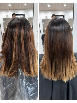 フィールヘアー 樟葉店(Feel hair) 髪質改善ナチュラルストレート