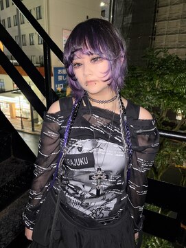 ココ 横浜(coco) シャギーレイヤーウルフブレイズエクステ