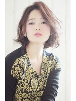 マリアバイアフロート(Maria by AFLOAT) 大人サイドパートボブ【3Dカラーミニマムボブジグザグバング】