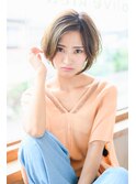 ふんわりエアリーショートボブで小顔☆似合わせカット