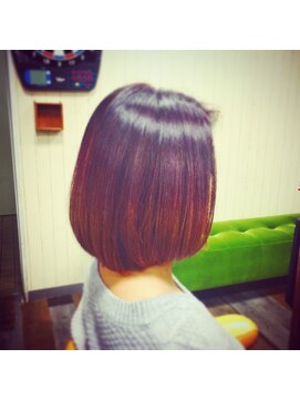 ヘアースペース 練馬店(hair space COCO) 赤系のグラデーション